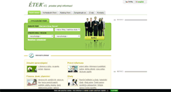 Desktop Screenshot of eter.cz